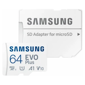 Spominska kartica microSDXC 64GB Samsung Evo Plus 160MB/s/U3 V30 UHS-I A2 +adapter (MB-MC64SA/EU)