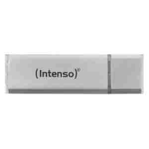 Spominski ključek 16GB USB2.0 Intenso Alu Line 28MB/s 6,5MB/s aluminij s pokrovčkom srebrn (3521472)