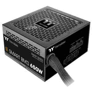 Napajalnik - 650W Thermaltake 650 Smart BM3 80Plus Bronze 85% ATX3.0 ATX12V Semi-Modular 120mm črna (PS-SPD-0650MNFABE-3)