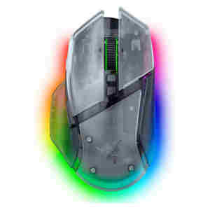 Gaming miška brezžična Razer Basilisk V3 Pro, transparent (RZ01-05240400-R3G1)