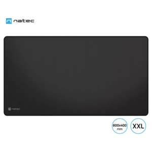 Podloga za mi&scaron;ko NATEC tekstilna tkanina 800x400mm XXL vodoodporna črna (POD-NAT-COLORS-XXL-B)