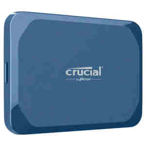 Prenosni disk SSD 1TB USB-C Crucial X10 2100/2000MB/s - modra 256-bit AES (CT1000X10SSD9)