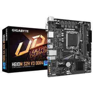 Osnovna plošča 1700 GigaByte H610M S2H V3 DDR4 microATX 1xDVI-D 1xHDMI 2.1 2xDisplayPort 1.2