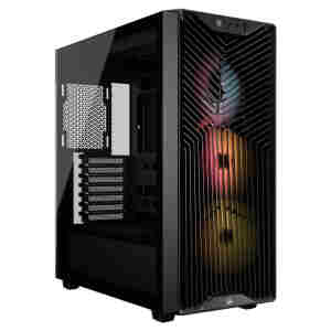 Ohišje Corsair 3200D RS MidiATX - črna ARGB