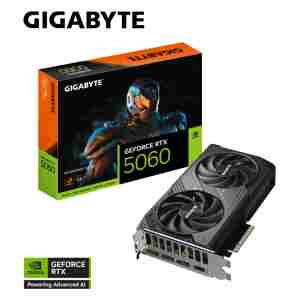 Grafična kartica GIGABYTE GeForce RTX 5060 Windforce OC 8G, 8GB GDDR7, PCI-E 5.0