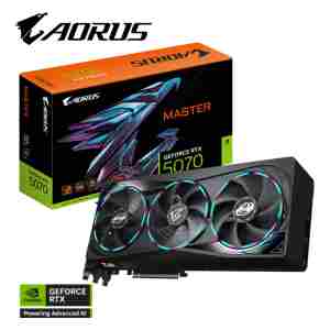 Grafična kartica GIGABYTE AORUS GeForce RTX 5070 MASTER 12G, 12GB GDDR7, PCI-E 5.0