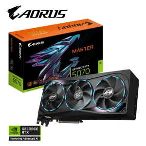 Grafična kartica GIGABYTE AORUS GeForce RTX 5070 MASTER 12G, 12GB GDDR7, PCI-E 5.0