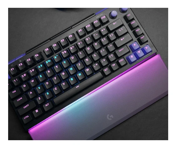 Naslon za zapestja Logitech G512 X 75 PALM REST, transparentni - slika 2