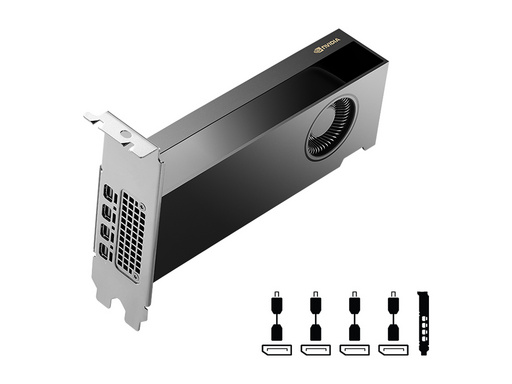 Grafična kartica NVIDIA RTX 2000 Ada Generation, 16GB GDDR6 ECC, PCIe 4.0 x8, 4x mDP 1.4a, mDP-DP, LowProfile, PNY - slika 2