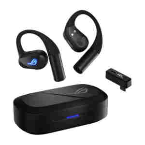 Slušalke ASUS ROG Cetra Open Wireless, 2.4 GHz, BT 6.0, IPX5