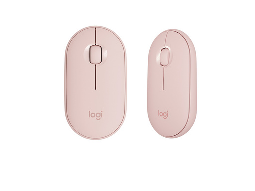 Tipkovnica in miška Logitech Slim Wireless Combo MK470, roza, SLO g. - slika 5