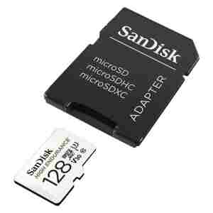 SanDisk 128GB High Endurance microSD Class 10 U3 V30 spominska kartica z adapterjem