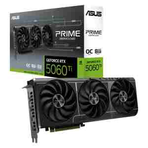 Grafična kartica ASUS Prime GeForce RTX 5060 Ti OC, 8GB GDDR7, PCI-E 5.0 PRIME-RTX5060TI-O8G